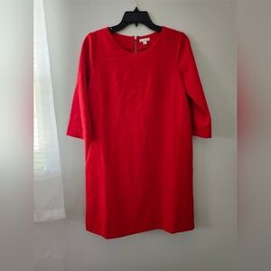Red Gap shift dress